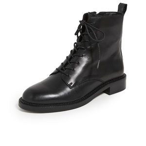 NEW Sam Edelman Combat Boots Nina 100% Leather